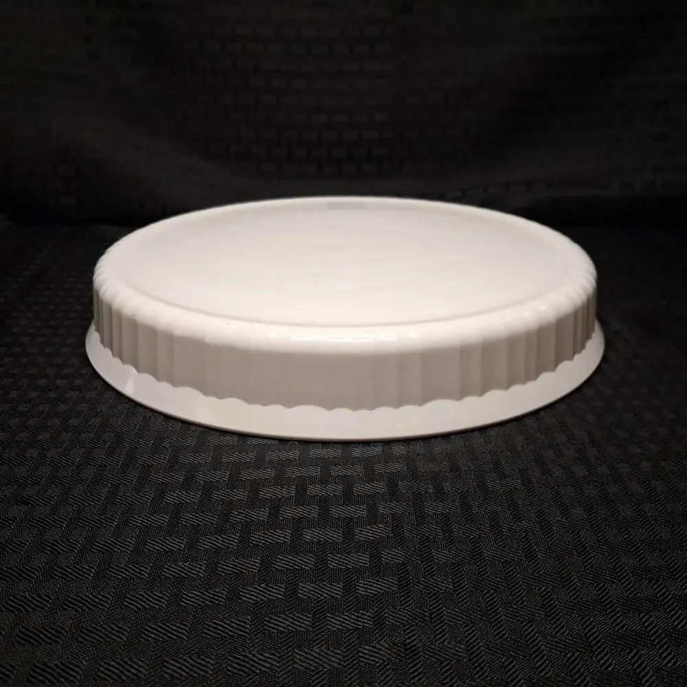 Corning Ware G-3-B (F-3-B) French White 10 inch Round Quiche/Pie Baking Dish